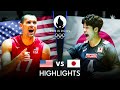 JAPAN vs USA | Highlights | Men's OQT 2023