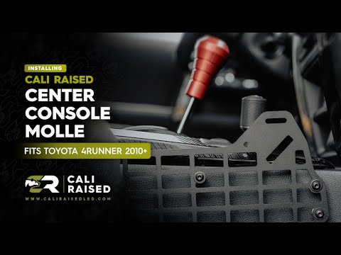 2016-Current Toyota Tacoma Center Console MOLLE Panels Installation