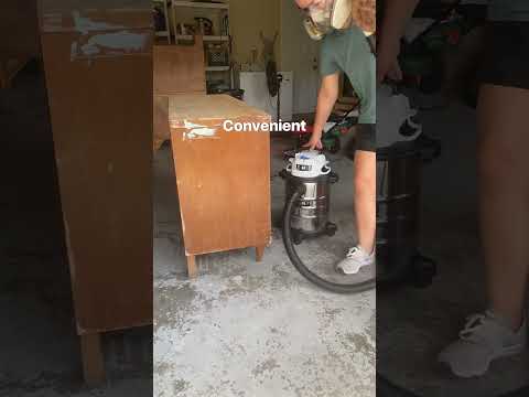 Random Orbital Sander and Vacuum Setup for Furniture Flipping | Hart Tools