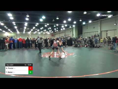 97 Lbs 7th Place Kaya Foster Team Texas Vs Trinity Baker Team Texas