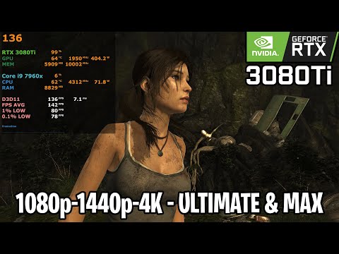 RTX 3080 Ti | TOMB RAIDER 2013 - 4K, 1440p, 1080p - Ultimate & Max Settings