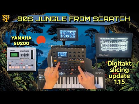 Jungle From Scratch Using Yamaha SU200 Samples (Digitakt Mk2)