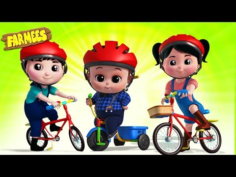 Let's Ride a Bicycle | Baby Music | Nursery Rhymes & Songs for Kids