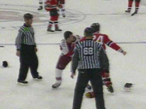 Brandon Prust vs Bryce Salvador Mar 12, 2009