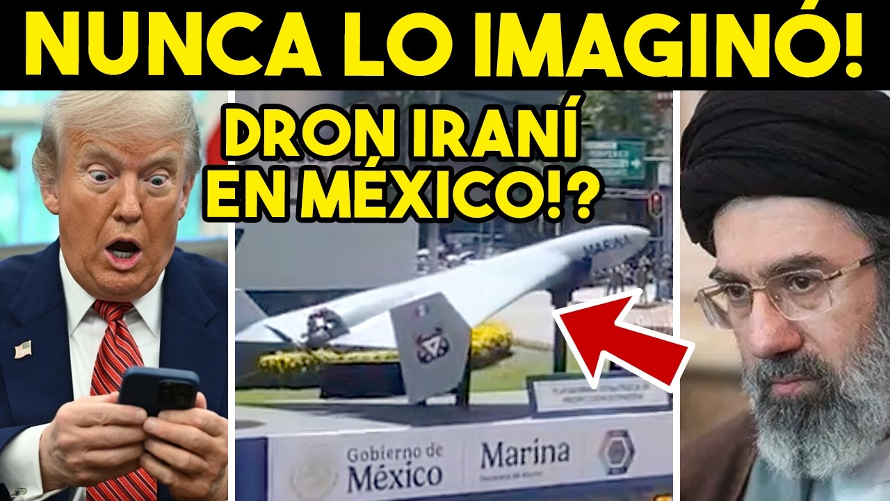 Trump helado! MEXICO SACA COPIA DE DRON IRAN, aparece en desfile militar. Dejan solo a EEUU.