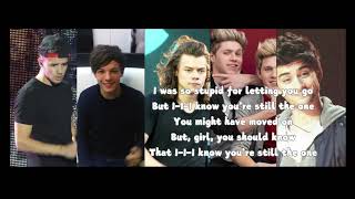 One Direction - Still The One Color Coded Lyrics