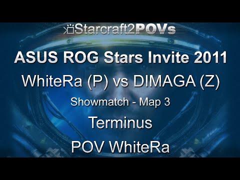 SC2 WoL - ASUS Stars Invite 2011 - WhiteRa vs DIMAGA - Showmatch - Map 3 - Terminus - WhiteRa