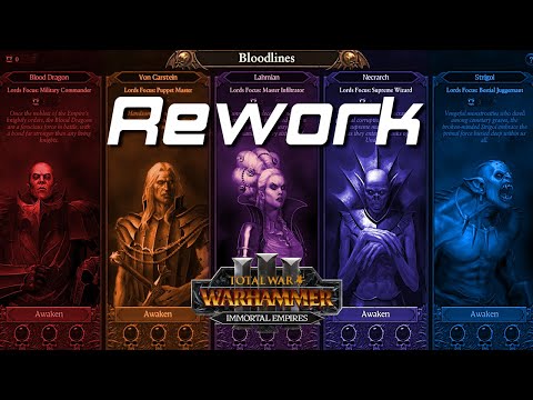 Vampire Count Bloodline Rework - Warhammer 3 Immortal Empires