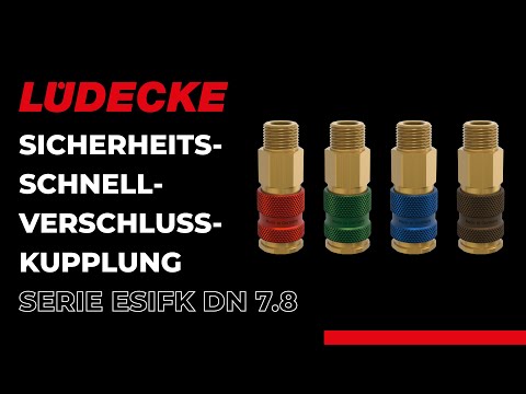 Sicherheits-Schnellverschlusskupplung Serie ESIFK DN 7,8