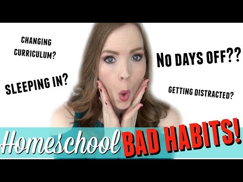 HOMESCHOOL BAD HABITS ~ How NOT to Homeschool | Homeschool Tips & Learning from My Mistakes! Video