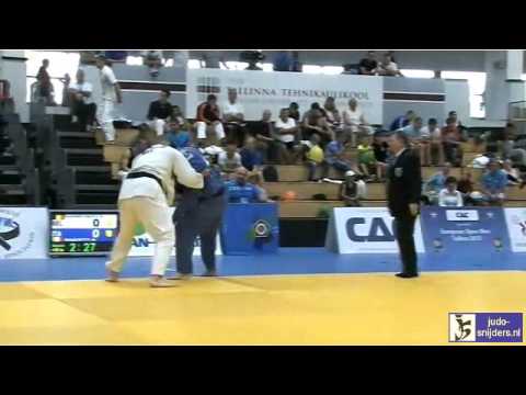 Judo 2013 European Men Tallinn: Harmegnies (BEL) - Mascetti (ITA) [+100kg]