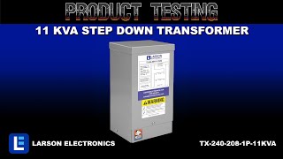 11 KVA Step Down Transformer - 240VAC 1PH to 208VAC 1PH - Buck-Boost Transformer