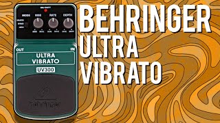 Video thumbnail for Ultimate Boss VB-2 clone? Behringer UV300 Ultra Vibrato by Budget Pedal Chap