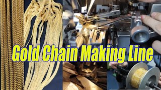 Gold chain production line for making Various type