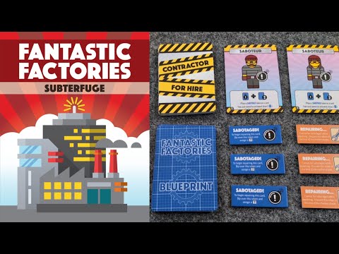WHAT'S NEW Fantastic Factories Subterfuge expansion