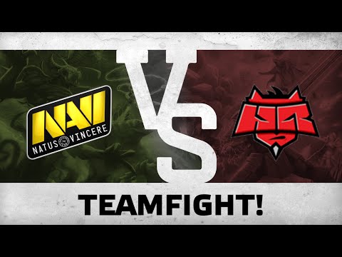 Teamfight! by Na`Vi vs HR @ TI5 EU Quals