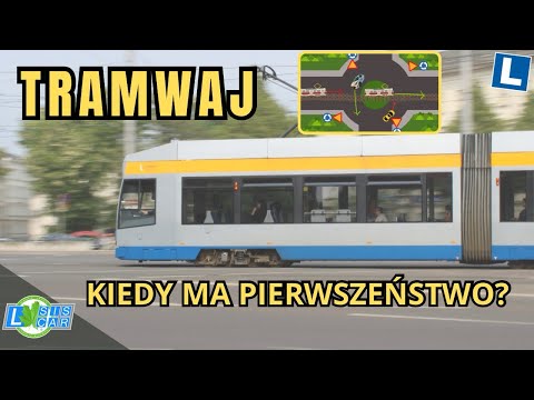 Tramwaje- zasady ruchu❗️Kiedy tramwaj ma pierwszeństwo na skrzyżowaniu⁉️