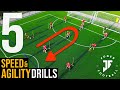 5 SPEED & AGILITY DRILLS FOR SOCCER / FOOTBALL ⚽️