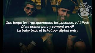 Bryant Myers, Arcangel, Nicky Jam, El Alfa &amp; Darell - Wow Remix (Letra/Lyrics)