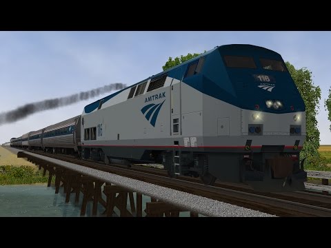 Open Rails: Amtrak Trains in and around Oxnard
