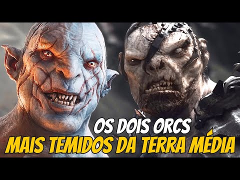 A verdadeira história dos orcs AZOG O PROFANO e BOLG O REI DO NORTE | COMPILAÇÃO #lotr