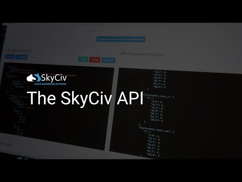 The SkyCiv Structural API | Structural Analysis and Design API