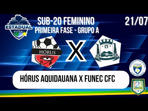 HÓRUS AQUIDAUANA 1 X 1 FUNEC CFC - FFSMS - ESTADUAL FEMININO SUB-20 2023  - AO VIVO COM IMAGENS
