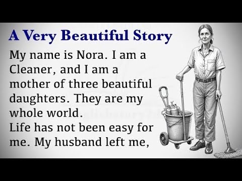 English listening practice through story.(I am a cleaner)