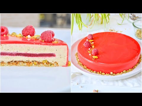 Entremets Pistache et Framboise