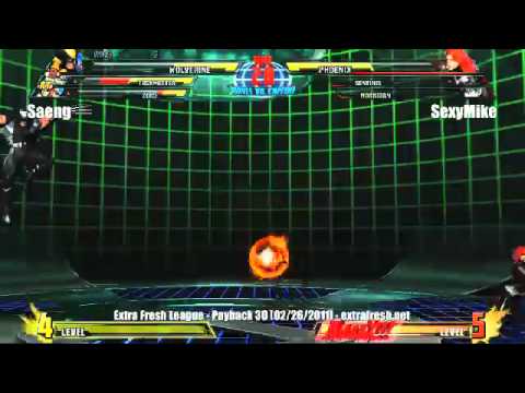 EFL Payback 3D - Marvel vs Capcom 3 Brackets - Saeng vs SexyMike