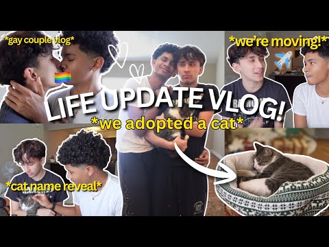 LIFE UPDATE! *we adopted a cat and we're moving!*
