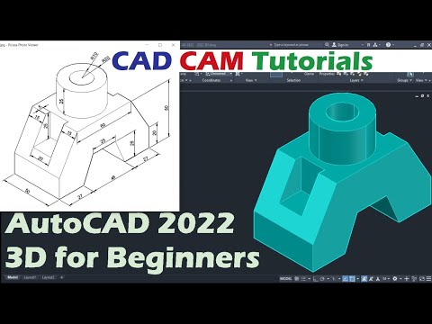 AutoCAD 2022 3D Tutorial for Beginners