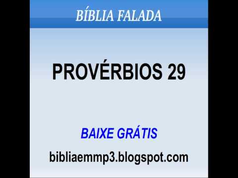 BÍBLIA FALADA - PROVÉRBIOS 29