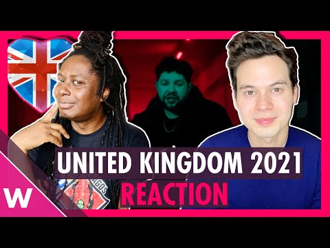 United Kingdom Eurovision 2021 Reaction | James Newman "Embers"