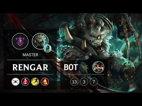 Rengar Bot vs Miss Fortune - KR Master Patch 9.5