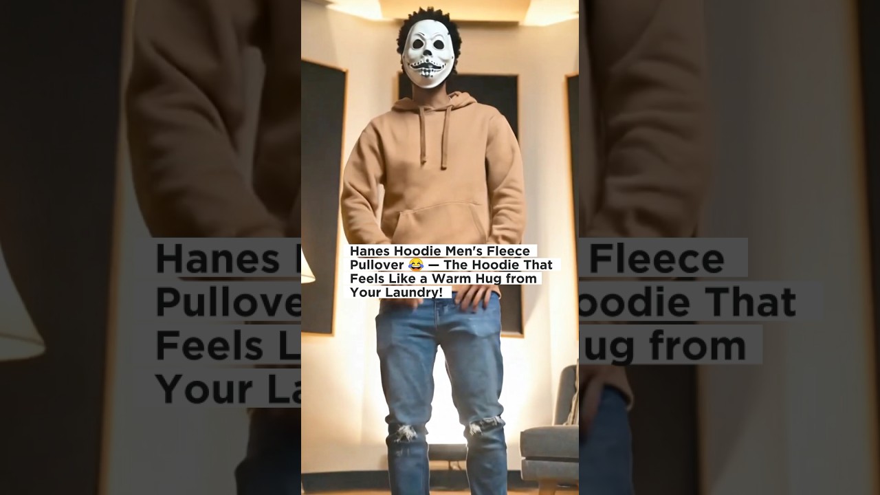 Hanes Hoodie Men's Fleece Pullover 😂 — The Hoodie That Feels Like a Warm Hug from Your Laundry!
