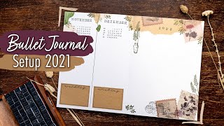 UMZUG in ein neues BULLET JOURNAL | Setup 2021