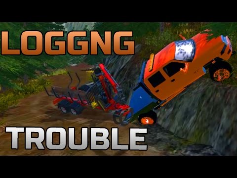 FARMING SIMULATOR 2015 | LOGGING TROUBLES?? | DODGE CUMMINS