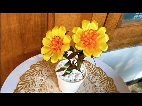 The Best with Satin Ribbon / DIY Flower