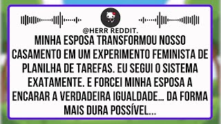 Minha Esposa Transformou Nosso Casamento Em Um Experimento Feminista De Tabela De Tarefas