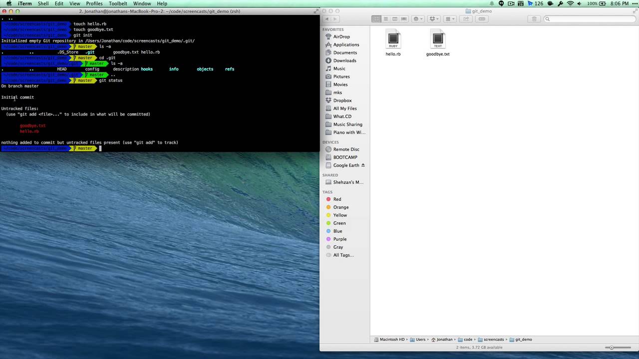 100 Days of Coding - Day 1 - git overview