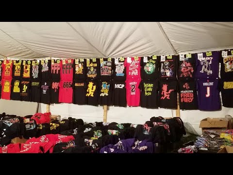 1st Dibs At Merch Booth and Ross Drinks an Entire Bottle of Fireball #Whoopstock