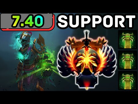 🔥 NEW PATCH 7.40 !!! HARD SUPPORT UNDYING LANE BULLY META | DOTA 2 GAMEPLAY 🔥