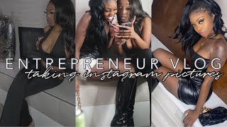 ENTREPRENEUR VLOG: HOW TO TAKE INSTAGRAM PICTURES + FULL CONTENT DAY FT @kyraoriana
