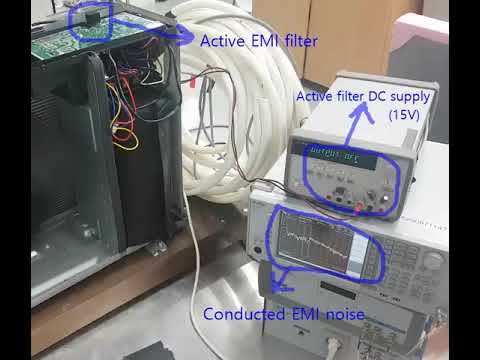 Demo of Active EMI filter (EM coretech, Inc.)