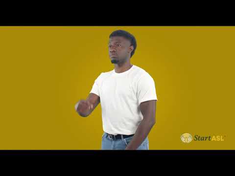Video thumbnail: How to sign Black in ASL