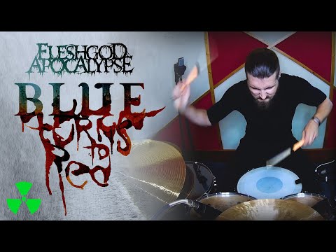 FLESHGOD APOCALYPSE - Blue (Turns To Red) (OFFICIAL DRUM PLAYTHROUGH)