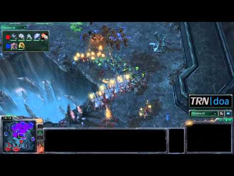 Drewbie vs Machine TvZ XelNaga Caverns