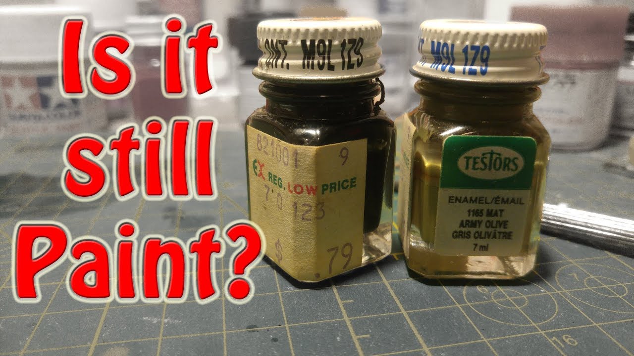 36 Year Old Testors Paint, Will it Work?