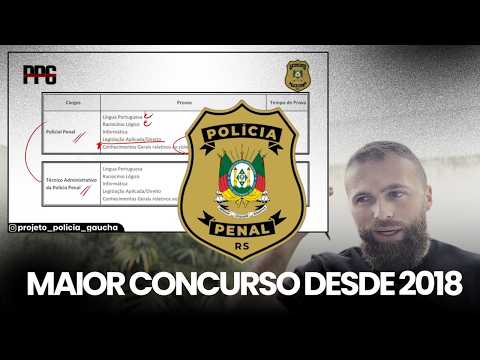 BANCA DEFINIDA (FUNDATEC) - análise contrato - Concurso POLÍCIA PENAL RS